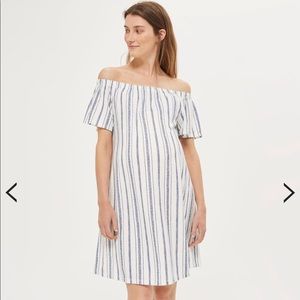 Maternity Topshop shoulder dress